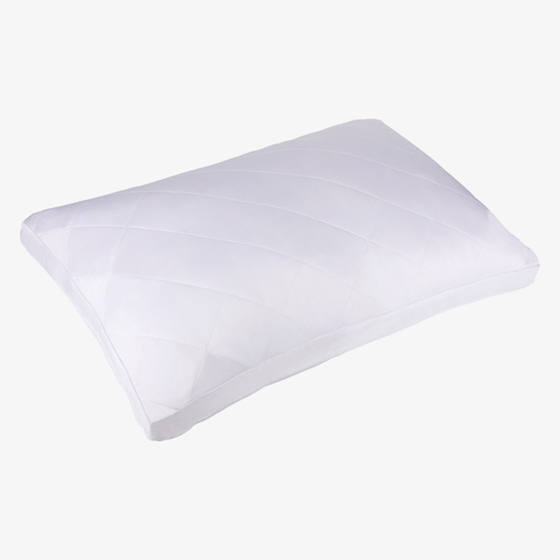 300tc Bantal kain bambu, rayon yang berasal dari bantal bambu gusseted dengan pengisian serat microfiber, bantal lembut yang lembut untuk sleepers sisi perut belakang